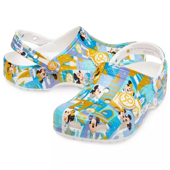 CROCS Shoes Walt Disney World 5th Anniversary Clogs For Adults